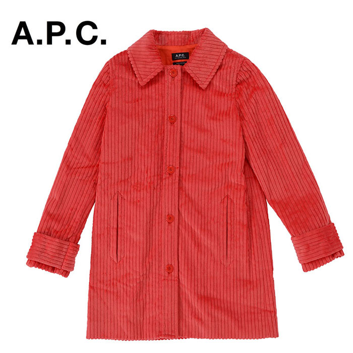 A.P.C アーペーセー Manteau Manon COCRZ F01368 EAE レディース ロングコート レッド