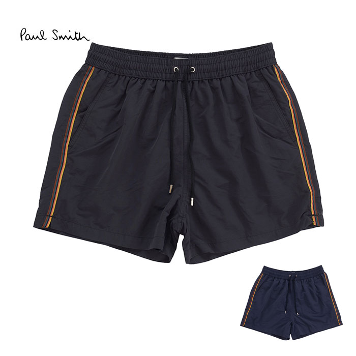 【メール便】Paul Smith ポールスミス SWIMSHORTS M1A 239DS A40923 メンズ 水着 スイムパンツ ショートパンツ ブラック 黒 ネイビー