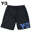 adidas Y-3 アディダス ワイスリー M SWIM L SHORT FS4482 メンズ 水着 ショートパンツ Yohji Yamamoto ヨウジヤマモト ブラック 黒