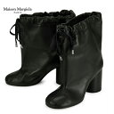 【アウトレット】メゾン マルジェラ アンクルブーツ Maison Margiela Ankle Boot S39WU0094 SY0898 900 レディース ブラック 黒 靴 36 - otr1719