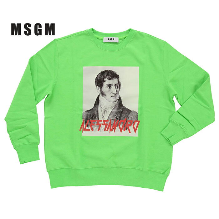 MSGM エムエスジーエム Sweatshirt 2542MDM190 184945 34 レディース トレーナー 緑 グリーン