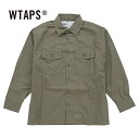 WTAPS ダブルタップス ユーティリティシャツ 221BRDT-SHM01 LS シャツ コットン wtps0009