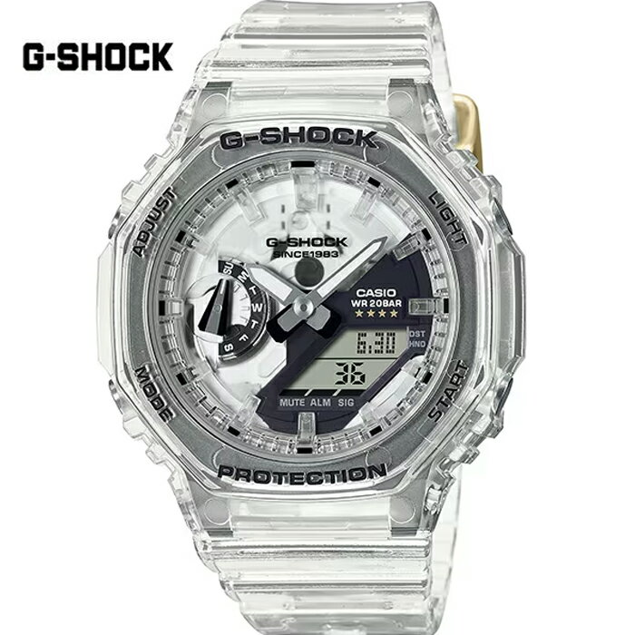 【セール】CASIO G-SHOCK カシオ ジーショック 40th ANNIVERSARY CLEAR REMIX ANALOG-DIGITAL GMA-S2140RX-7AJR レディース 腕時計 国内正規品 クリア 透明