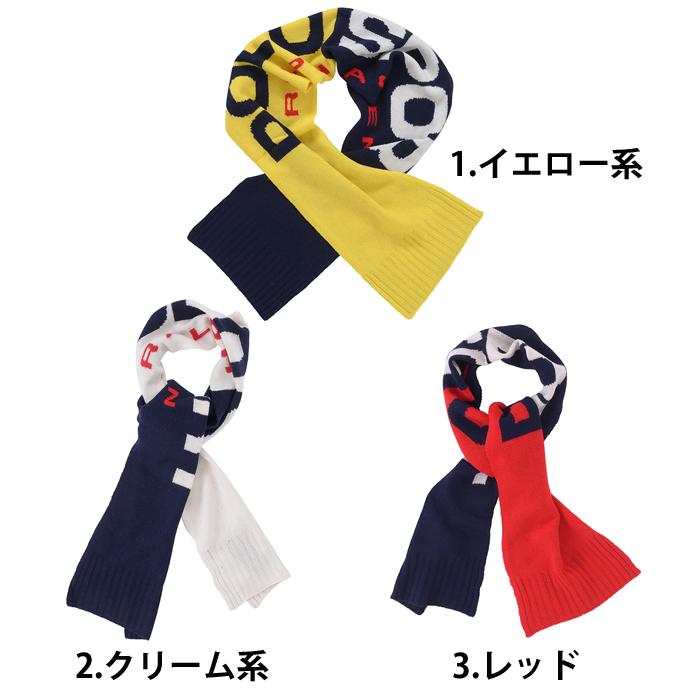 POLO by Ralph Lauren ポロ ラルフローレン color-block logo scarf 449775948003 / 449775948001 / 449775948002 polo sport ポロスポーツ メンズ レディース