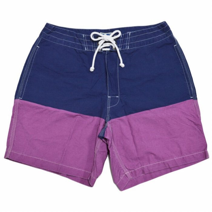 J.Crew ジェイクルー colorblock 7” board shorts 31835 カラーブロック ボード ショーツ スイムショーツ ネイビー パープル 水着 NKN jc0060