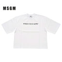 MSGM GGXW[G T-Shirt 2542MDM192 184798 01 fB[X TVc  zCg  NKN msgm0013