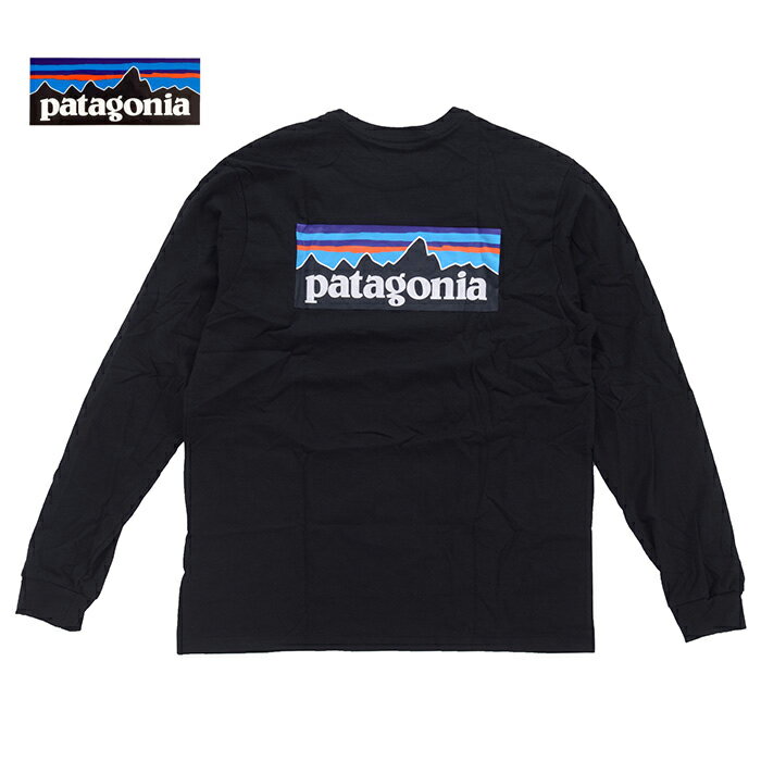 【メール便】【アウトレット】Patagonia パタゴニア M’s L/S P-6 Logo Responsibili-Tee ロゴ レスポンシビリティー 38518 メンズ ロングTシャツ 長袖 プリント NKN nn1228