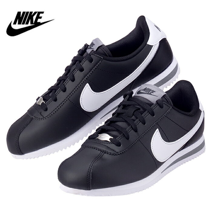 Rakuten - 【楽天スーパーSALE価格】NIKE ナイキ CORTEZ GS コルテッツ IH7653 ジュニア キッズ スニーカー ホワイト 白 ブラック 黒 nike2032