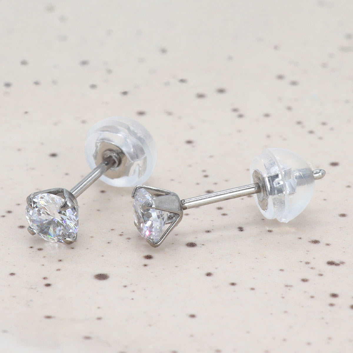 (2個セット) ピアス キャッチ 透明 シリコン 樹脂 バタフライ 20G 対応 金属 アレ...