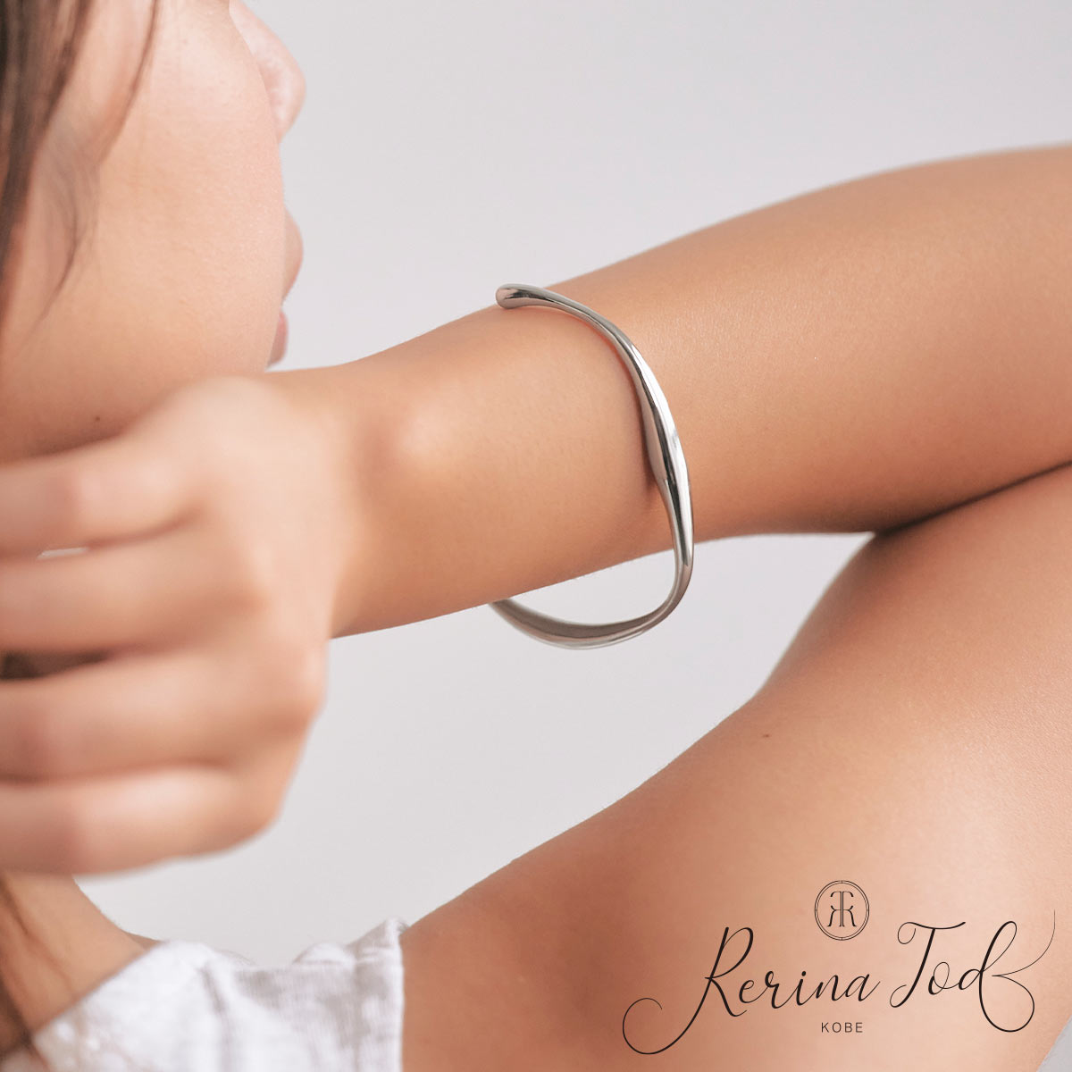 Rakuten - ブレスレット シンプル ニュアンス バングル サージカルステンレス (1個売り)
