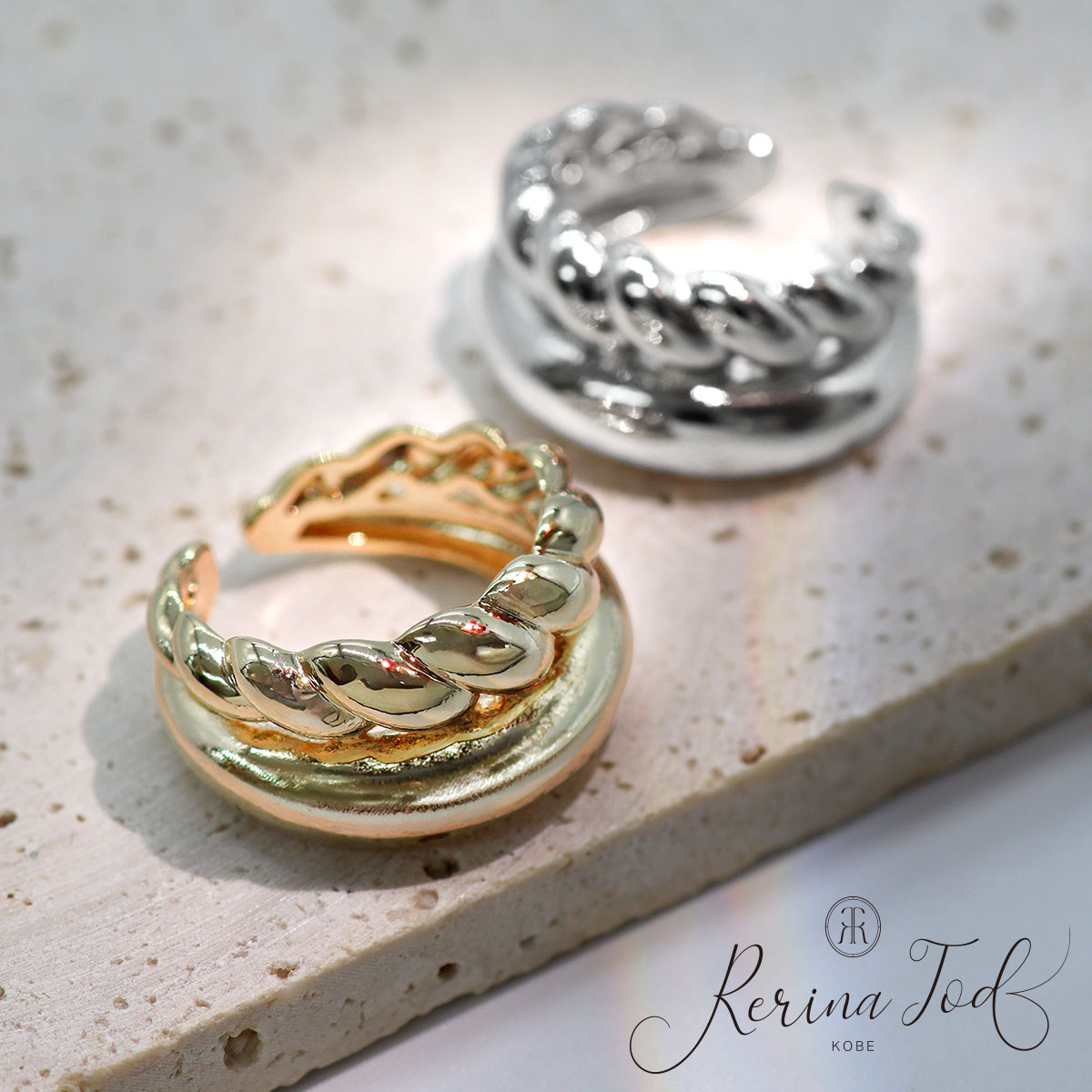 Rakuten - リング 指輪 エギュレットデザイン ファッションリング ニッケルフリー(1個売り)