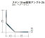 アングル ステンレス 10mm面取アングル 25 3000 創建 20016 ヘアライン 厚み0.8 お届け先が法人様限定です