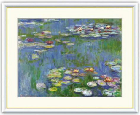 商品番号:J1-022-F4 商品名:睡蓮 サイズ:42×34 作家名:クロード・モネ 作家略歴:印象派の中で最も名が知られた同派を代表する巨匠の一人。自然の中で輝く外光の美しさに強く惹かれ、その探求と表現に生涯を捧げる。気候・天候・時間など外的条件によって様々に変化してゆく自然的要素を巧みに表現した作品を手がける。 材質本紙:新絹本 材質フレーム:木製 全面カバー:アクリルカバー