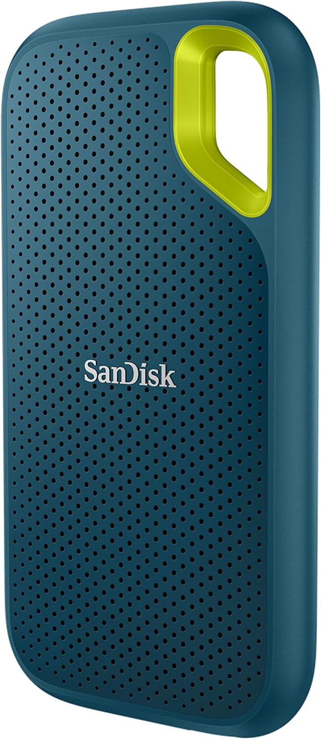 乐天商城 - SanDisk (サンディスク) 4TB エクストリームポータブルSSD - 最大1050MB/秒、USB-C、USB 3.2 Gen 2、IP65 防水・防塵、アップデートされたファームウェア、Monterey(モントレー) - 外付けソリッドステートドライブ - SDSSDE61-4T00-G25M正規品 新品 送料無料