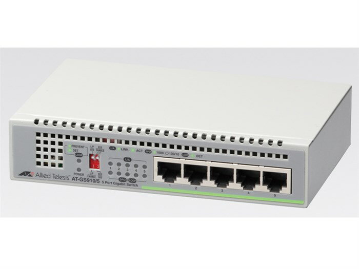 乐天商城 - アライドテレシス CentreCOM AT-GS910/5 (RoHS) 2313R　有線LAN ネットワーク機器 スイッチングハブ　新品