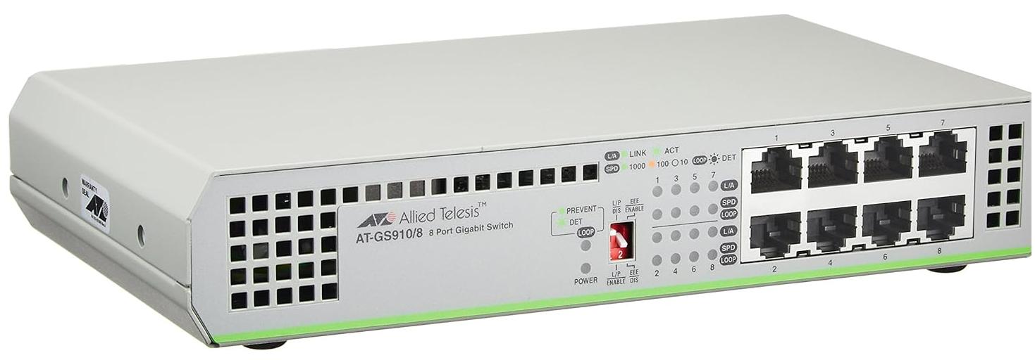 アライドテレシス AT-GS910/8 2329R 有線LAN ネットワーク機器 スイッチングハブ