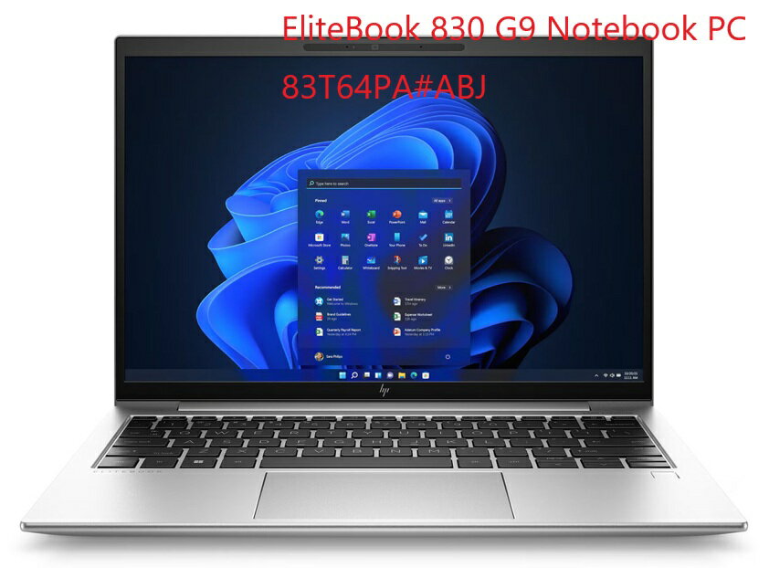 HP EliteBook 830 G9 Notebook PC 83T64PA#ABJ 第12世代Core i5 16GBメモリ 512GB SSD Windows11 Pro 13.3型 ノートパソコン 軽量 薄型新品 送料無料