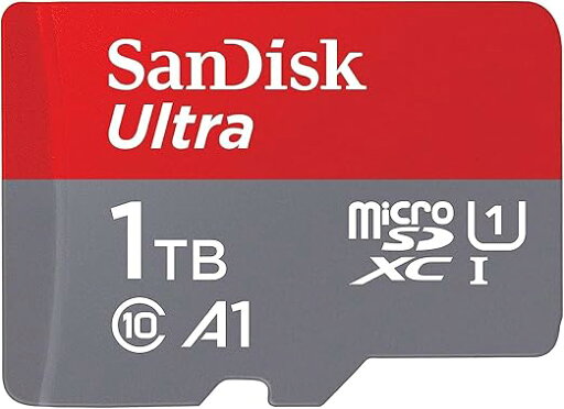SanDisk (サンディスク) 1TB Ultra microSDXC UHS-I メモリーカード アダプター付き - 最大150MB/秒 C10 U1 フルHD A1 MicroSD カード - SDSQUAC-1T00-GN6MA 新品 送料無料 SanDisk (サンディスク) 1TB Ultra microSDXC UHS-I メモリーカード アダプター付き - 最大150MB/秒 C10 U1 フルHD A1 MicroSD カード - SDSQUAC-1T00-GN6MA 新品 送料無料