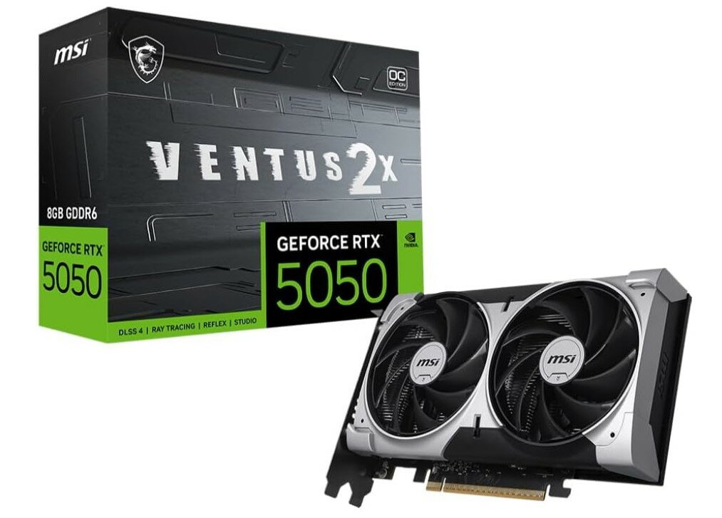 【正規品】MSI GeForce RTX 5050 8G VENTUS 2X OC グラフィックボード 送料無料！