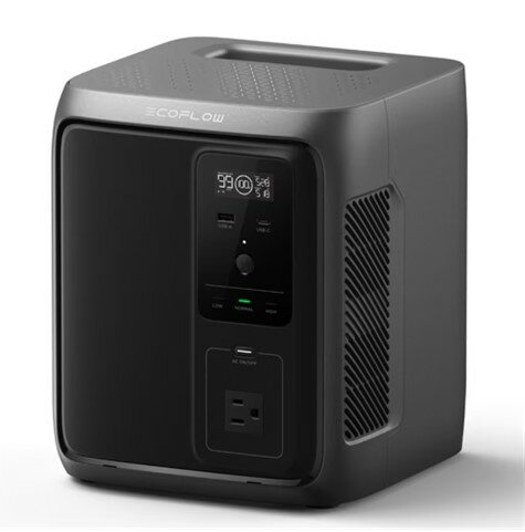 EcoFlow（エコフロー） ポータブル電源 DELTA 3 1000 Air｜大容量1000Wh 急速充電 600W出力 UPS機能搭載 キャンプ 車中泊 防...