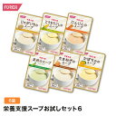 栄養支援スープお試しセット6 【介護食】【ホリカフーズ】 おいしい 流動食 高齢者 栄養補給 介護 食事サポート 介護用品 咀嚼 嚥下困難食 汁物 汁 スープ ...