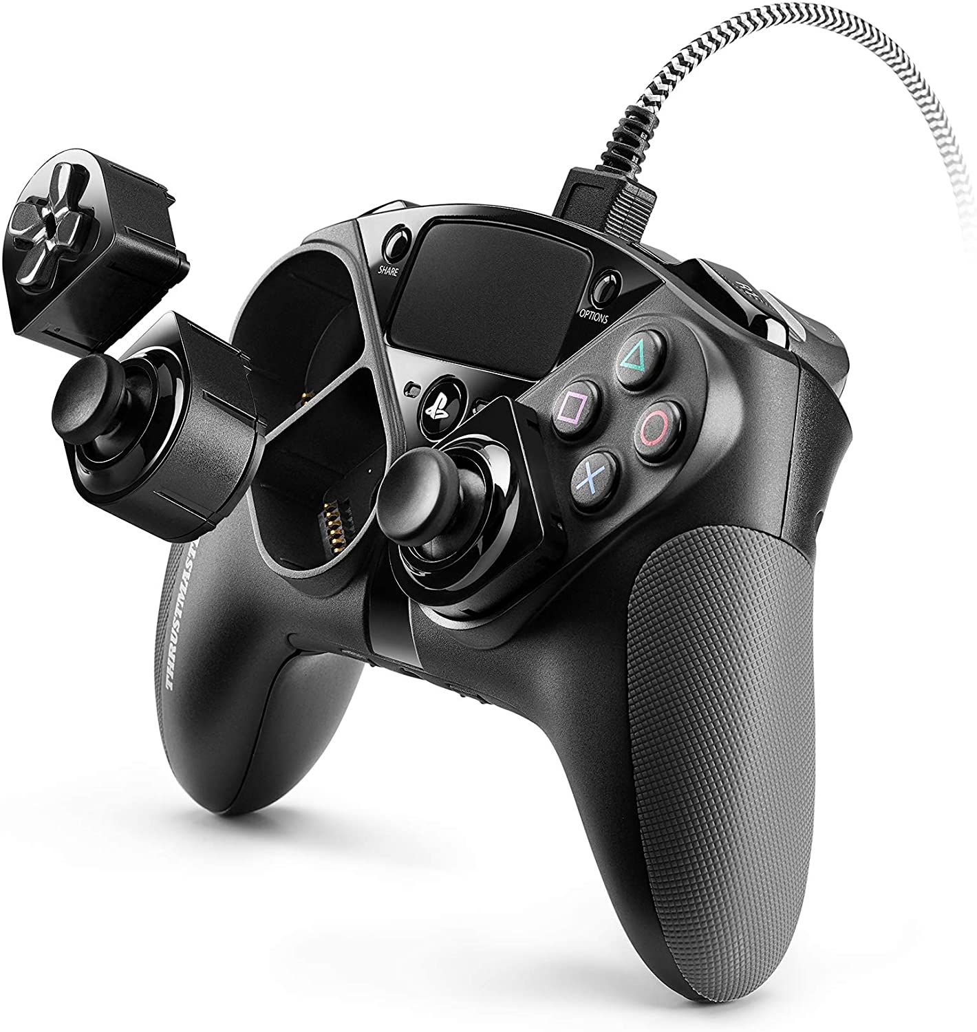 スラストマスター 【PlayStation4 公式ライセンス商品】 Thrustmaster eSwap Pro Controller PS4 コントローラー キー配置/割当のカスタマイズ可能 ゲームパッド PC 対応 【日本正規代理店保証品】 4160729