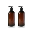 レジプロb シャンプーボトル 中が見える ディスペンサー 2本セット 詰替え 容器 大容量 1000ml