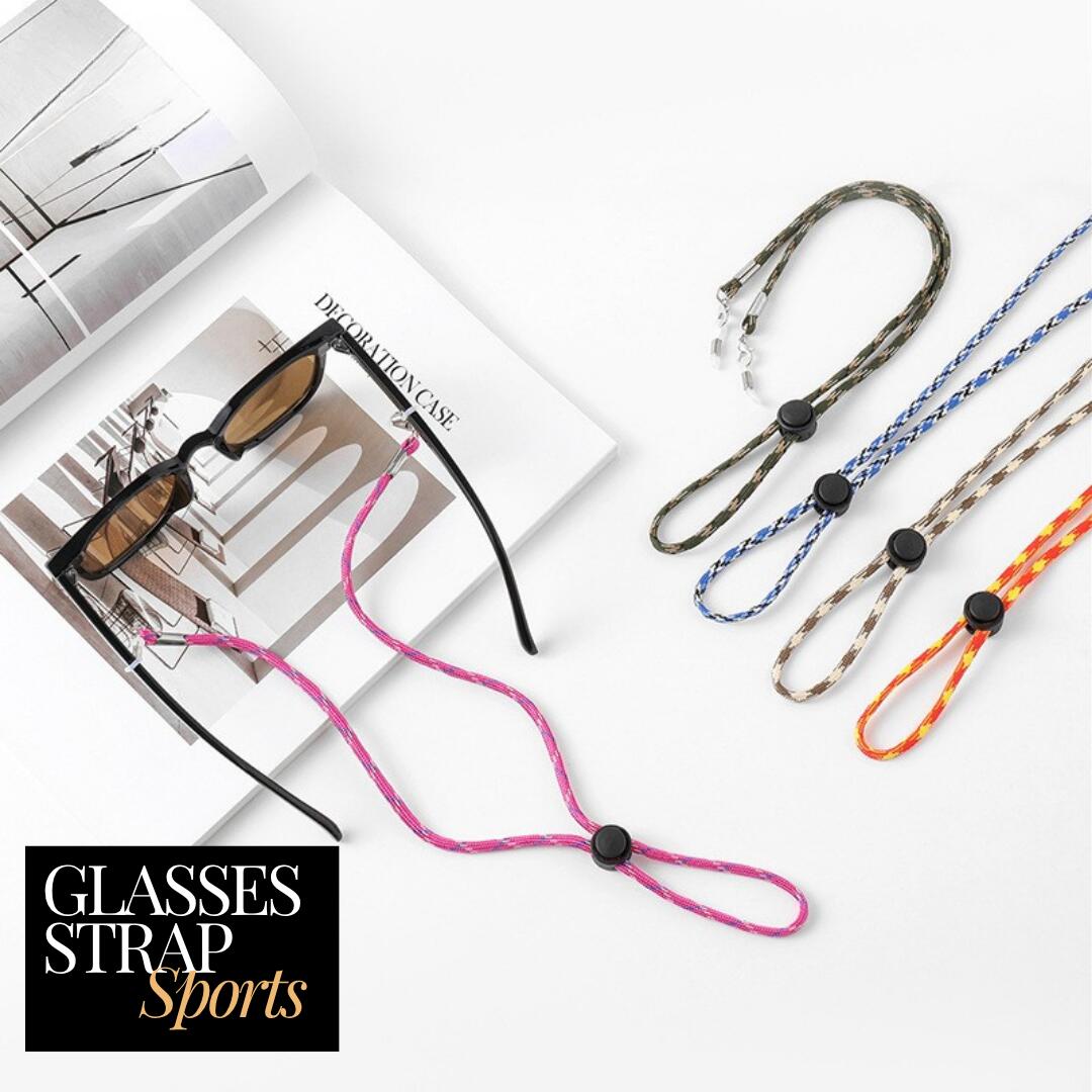 レジプロb スポーツ用 メガネストラップ 2本セット 落下防止 アクセサリー 男女兼用