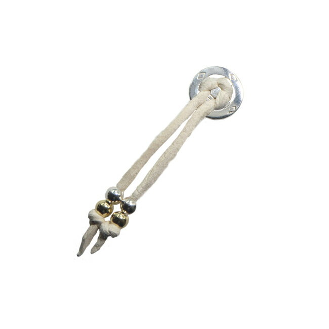 TADY&KINGWホイール革紐&中空SVビーズGD6mm2個×中空SVビーズ6mm2個セット