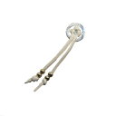 Wホイール革紐&中空K18ビーズ5mm4個セット tady&king メンズ ビーズ ネックレス ビーズ パーツ アクセサリー シルバーアクセサリーレジスト原宿