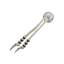 Wホイール革紐&中空SVビーズ6mm6個セット tady&king メンズ ビーズ ネックレス ビーズ パーツ アクセサリー シルバーアクセサリーレジスト原宿