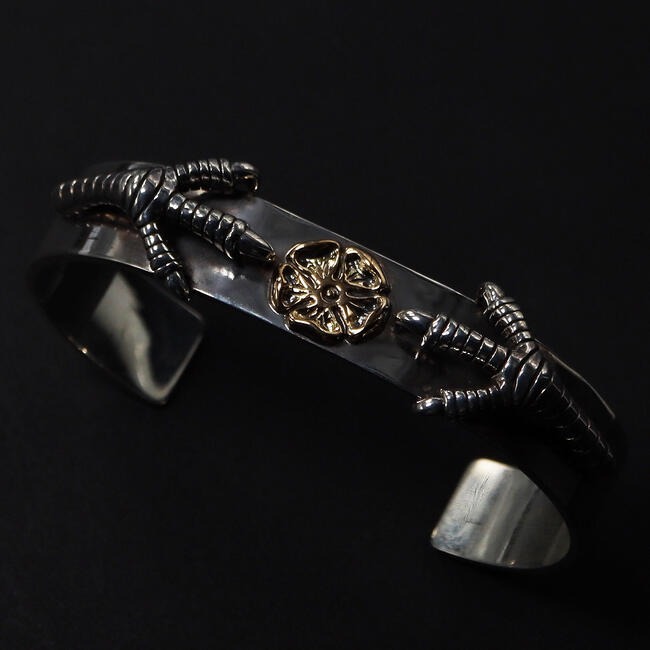 TADY&KING[FIRST ITEM]平打ちバングル爪SV K18ローズ