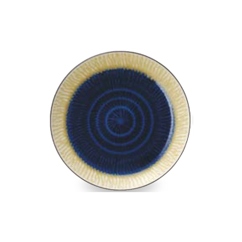 水明かり 瑠璃 6.5丸皿