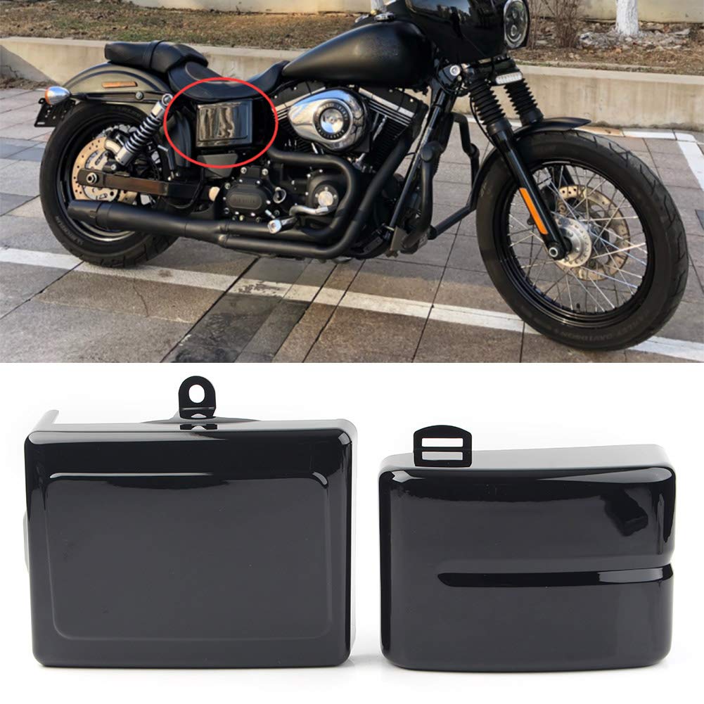 【対応車種】2006-2017年 ダイナ ローライダー 向けします。 【商品内容】サイドバッテリーガードカバー　2点/セット 【機能性】このサイドカバーはドレスアップとして使うこともでき見た目もかっこよくなる、地面に接触する際の衝撃を吸収することにより、重大な事故を回避することもできます。 【素材】高品質ABSプラスチックで作られており、よりカッコイイバイクサイドビューに一新させます。 【簡単に取り付け可能】汚れや油分を取り除き、仮止めで取り付け位置を確認後、ネジをしっかりと締めれば取付は完了です。商品情報 詳細情報 メーカー &lrm;KROKII ブランド &lrm;KROKII 製品サイズ &lrm;30 x 21 x 15 cm; 700 g 製造元リファレンス &lrm;KROKII-17-017 商品の寸法　奥行き × 幅 × 高さ &lrm;30 x 21 x 15 cm 色 &lrm;ブラック 認定 &lrm;格安出品の為、商品発送後 初期不良は商品落札後、1週間保証になります。 商品の重量 &lrm;700 g 商品の説明 商品の説明 サイド バッテリー カバー ・高級感溢れるサイドカバー、ご愛車に個性及び重厚感をアップします。 ・上質ABSプラスチック仕様でバイクサイドの印象をグッと引き締め高級感を演出します。 ＜注 意 事 項＞ 取付・取扱い説明書は付属しておりませんので、予めご了承ください。 取り付けは、専門の業者等にて取付けされることをお薦め致します。 格安出品の為、商品発送後 初期不良は商品落札後、1週間保証になります。 車種のグレード,年式によっては、取り付け出来ない場合がございますのでご購入前に必ずご確認の上、お願い致します。 ＜対応車種＞ 2006-2017 ダイナ ローライダー向け ファットボブ/ストリートボブ/スーパーグライド/ワイドグライド/スイッチバック向けします。 ＜簡単装着/時間10分 難易度★☆☆☆☆＞ 汚れや油分を取り除き、仮止めで取り付け位置を確認後、ネジをしっかりと締めれば取付は完了です。 ご注意（免責）＞必ずお読みください 商品が出荷後、注文のキャンセルはしかねます。また、勝手に商品の受け取りを拒否した場合は、返金しかねます。予めご了承ください。 商品の説明 サイド バッテリー カバー ・高級感溢れるサイドカバー、ご愛車に個性及び重厚感をアップします。 ・上質ABSプラスチック仕様でバイクサイドの印象をグッと引き締め高級感を演出します。 ＜注 意 事 項＞ 取付・取扱い説明書は付属しておりませんので、予めご了承ください。 取り付けは、専門の業者等にて取付けされることをお薦め致します。 格安出品の為、商品発送後 初期不良は商品落札後、1週間保証になります。 車種のグレード,年式によっては、取り付け出来ない場合がございますのでご購入前に必ずご確認の上、お願い致します。 ＜対応車種＞ 2006-2017 ダイナ ローライダー向け ファットボブ/ストリートボブ/スーパーグライド/ワイドグライド/スイッチバック向けします。 ＜簡単装着/時間10分 難易度★☆☆☆☆＞ 汚れや油分を取り除き、仮止めで取り付け位置を確認後、ネジをしっかりと締めれば取付は完了です。 ご注意（免責）＞必ずお読みください 商品が出荷後、注文のキャンセルはしかねます。また、勝手に商品の受け取りを拒否した場合は、返金しかねます。予めご了承ください。
