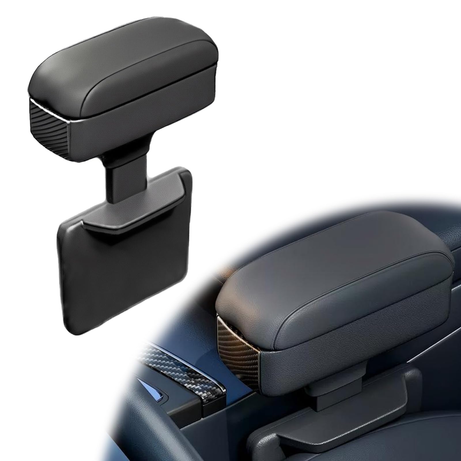 樂天商城 - アームレスト に適用 トヨタ新型カローラクロスZSG10ZVG11ZVG1510系令和3年9月~ コンソールボックス レザー 車肘置き 小物入れ収納ボッ