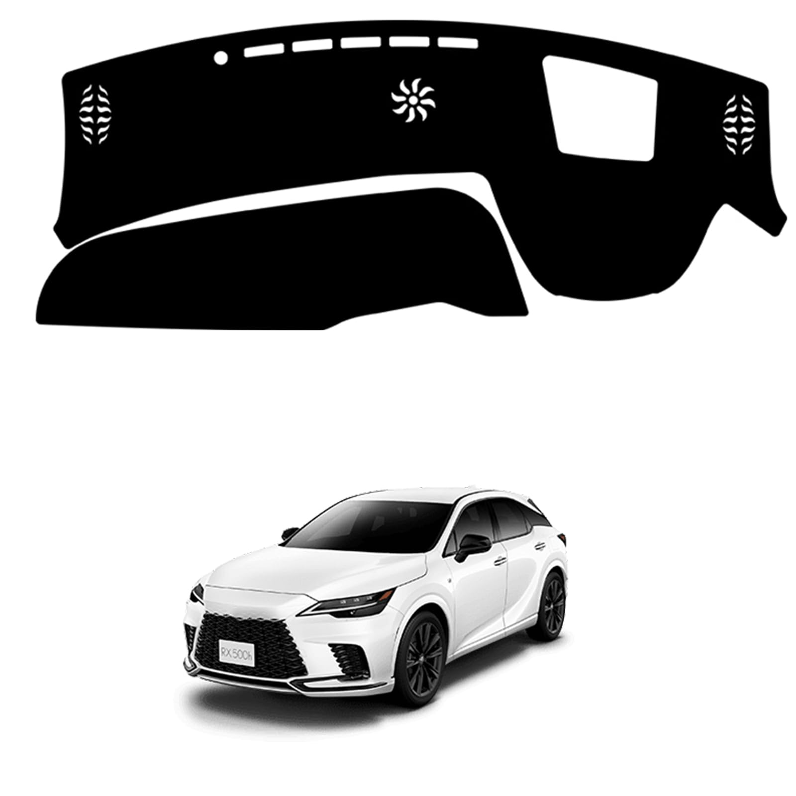 Rakuten - レクサス新型 RX RX350 RX350h RX450h+ RX500h HUD付き 専用 ダッシュボードマット 劣化防止 保護マット 専用設計 ダッシュボードカバー