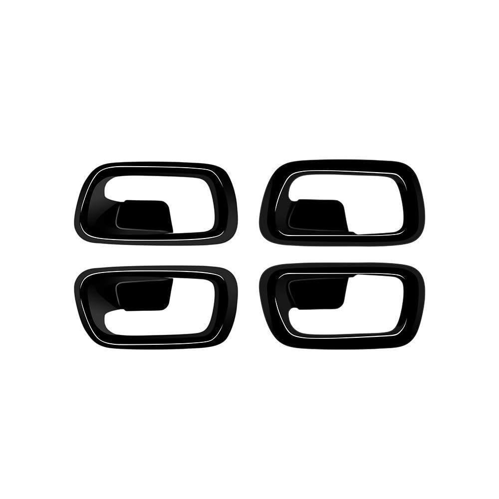 樂天商城 - 適合 新型 N-ONE 2代目 JG3/JG4 専用 インナー ドアハンドルカバー ドアノブカバー パーツ 内装 パーツ アクセサリー ABS樹脂製 4PCS【
