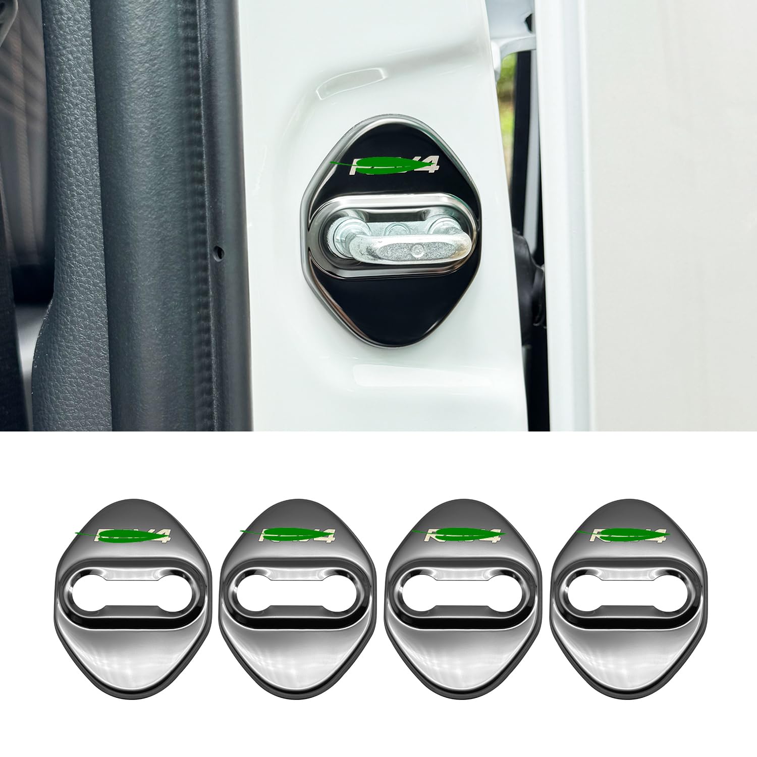 樂天商城 - 対応 新型 RAV4 50系 RAV4 60系 ストライカー カバー ドアロック カバー メッキ アクセサリー 内装 パーツ 鏡面ステンレス 4P 新型 RAV4
