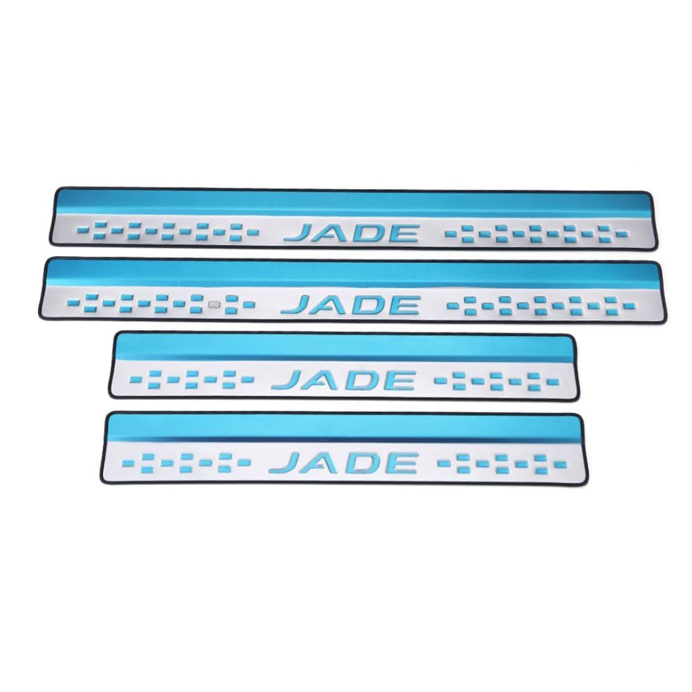 Rakuten - For ホンダ ジェイド JADE DAA-FR4 DBA-FR5 サイドステップガード 4枚セット プラスチック ステンレス製 スカッフプレートドアモール サ