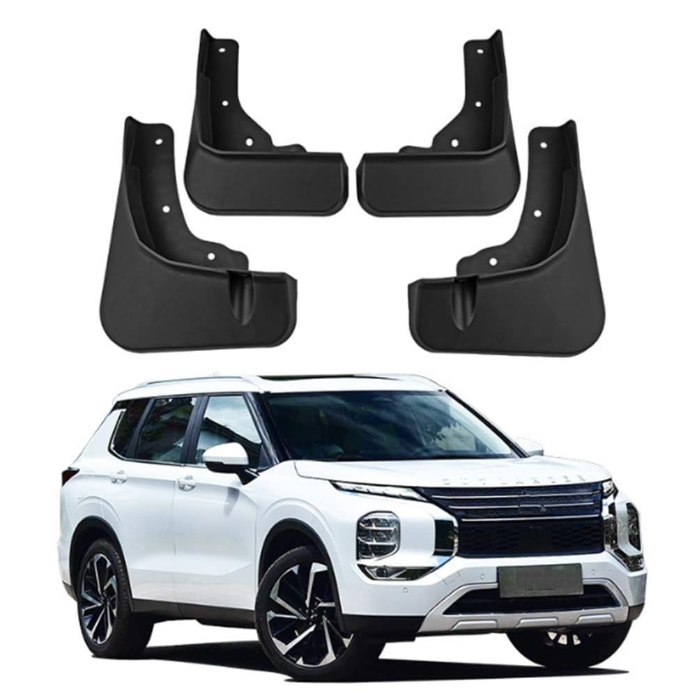 樂天商城 - 適合三菱 新型 アウトランダー OUTLANDER 3代目 GN0W型 PHEV 専用 2023-現行用マッドガード フェンダパネル 泥除け （取付ビス付属）1台