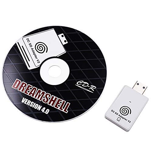 Rakuten - Dreamcast用 SD/TFカードアダプター V2 Dreamshell 4.0対応 ゲーマー向け 10歳以上 FAT32対応 ホワイト ABS製