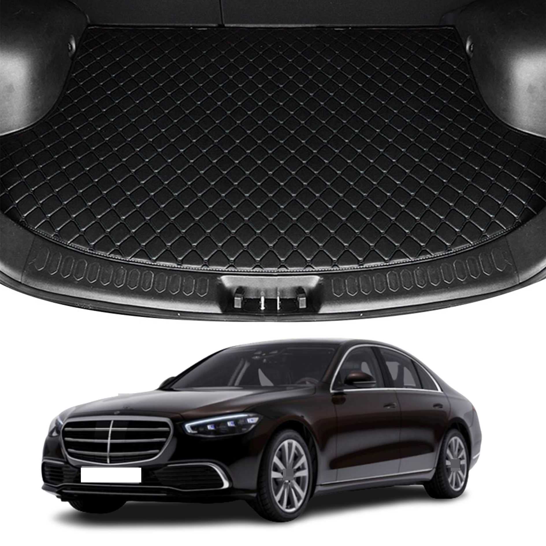 Rakuten - カスタム 車のトランクマット「メルセデス?ベンツ S クラス W223 2021-2022」専用トランクマット 3Dカーゴマット 専用設計車のトランク
