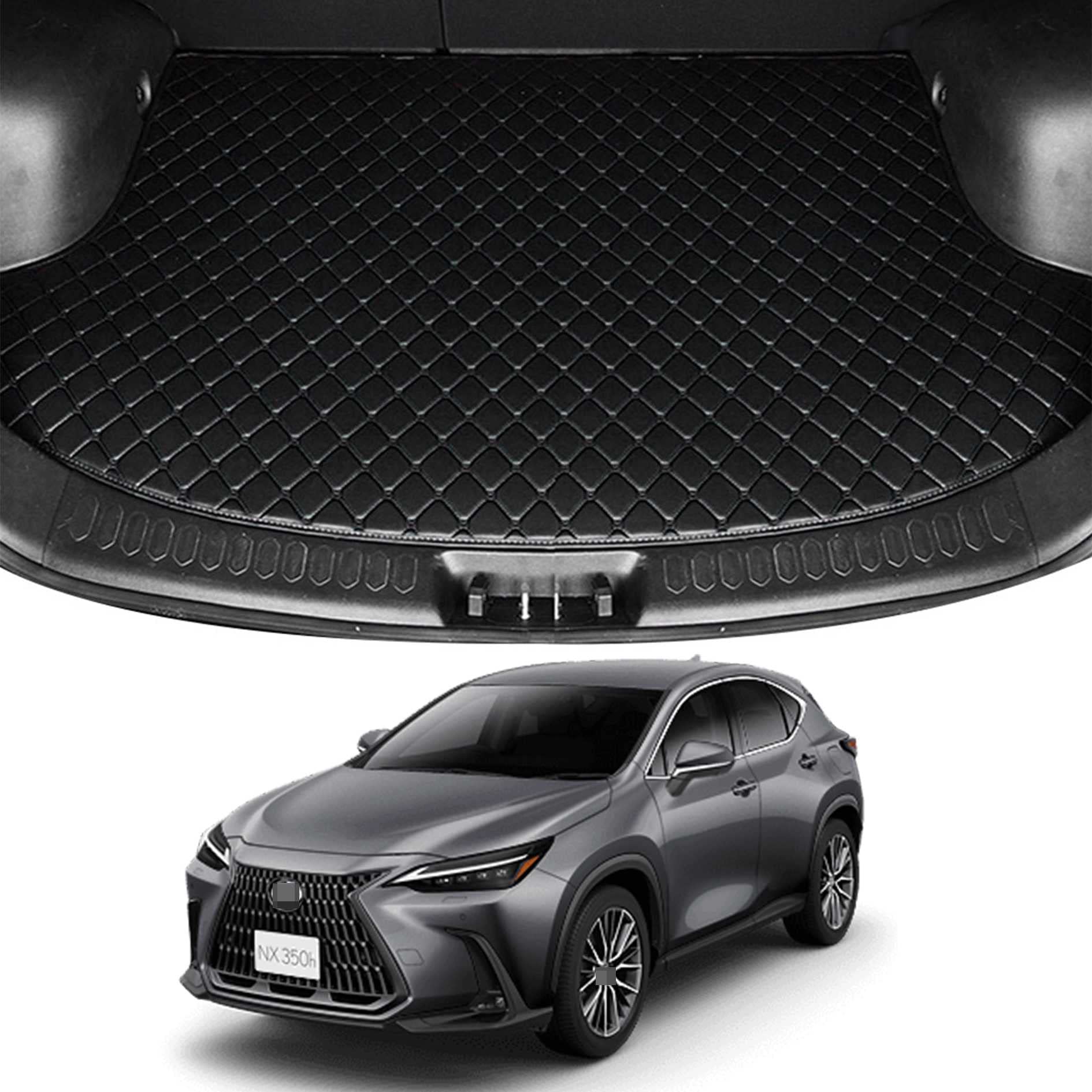 Rakuten - 「レクサス NX250 NX350 NX350h NX450h+ 2022年～up」専用トランクマット 3Dカーゴマット カスタム 車のトランクマット 防水仕様 耐汚れ