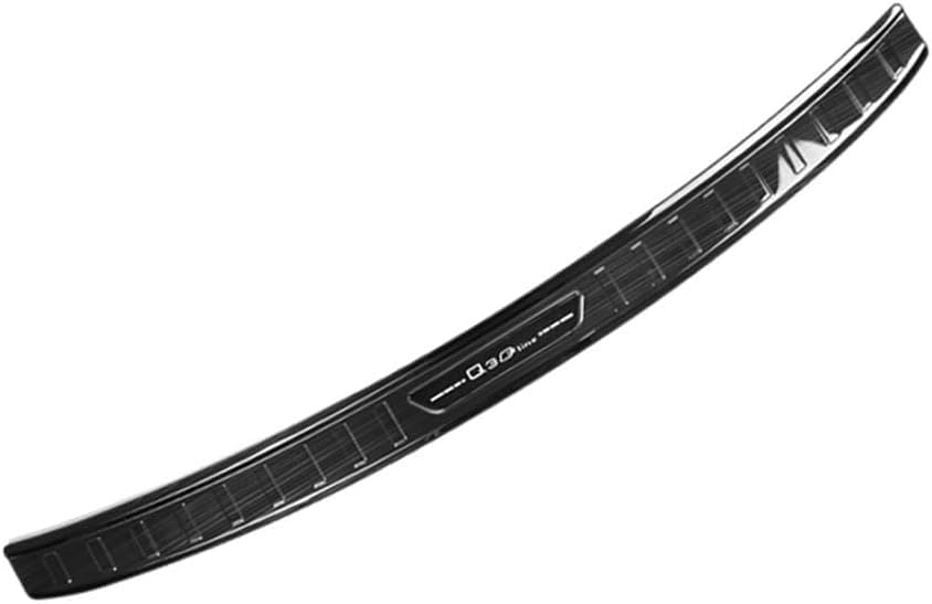樂天商城 - For アウディ Q3 2019-2023用リアバンパープロテクター ステンレス鋼 バンパーガード バンパーステップガード ラゲッジステップカバー