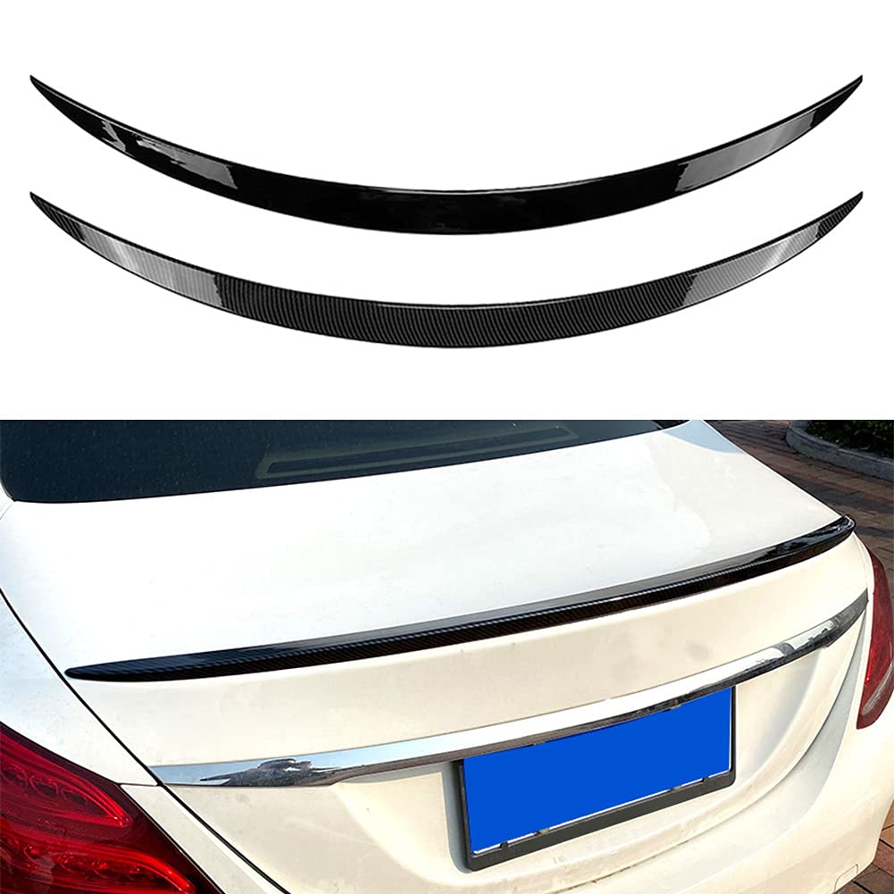 樂天商城 - 2015-2021 Cクラス W205 C180 C200 C260 C300 セダン向け リアスポイラー 貼付けタイプ テールゲートスポイラー リアウィング トランク