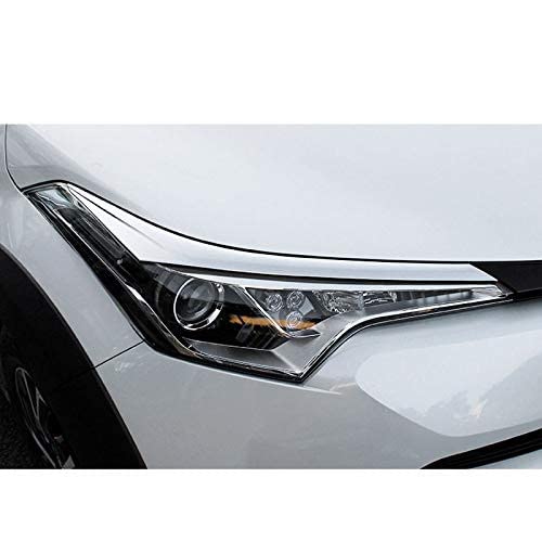 樂天商城 - 適合 C-HR 専用 ヘッドライト ガーニッシュ アイライン 外装 カスタム パーツ ABS樹脂製 2P C-HR 車種専用設計 ZYX10 NGX50 全グレードA
