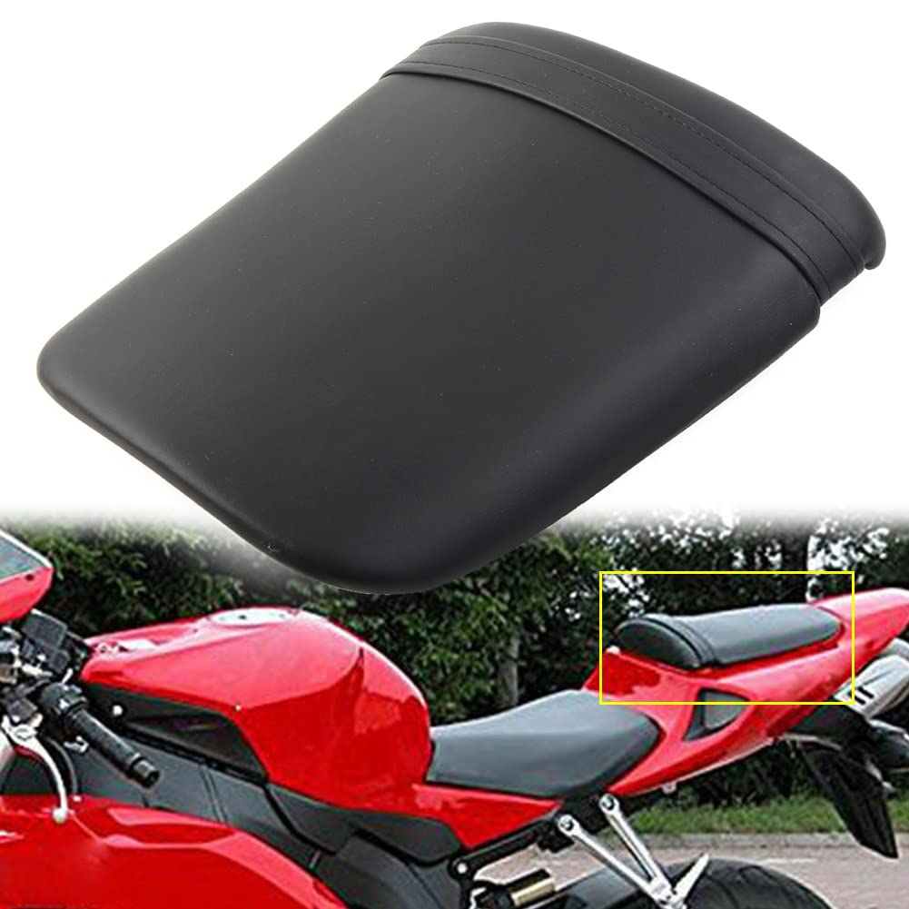 樂天商城 - 2004-2007 CBR1000RR CBR600RR向け リアシート クッション 後部座席 レザー製 衝撃分散 見栄え ベルト付き ドレスアップ 交換 カスタム