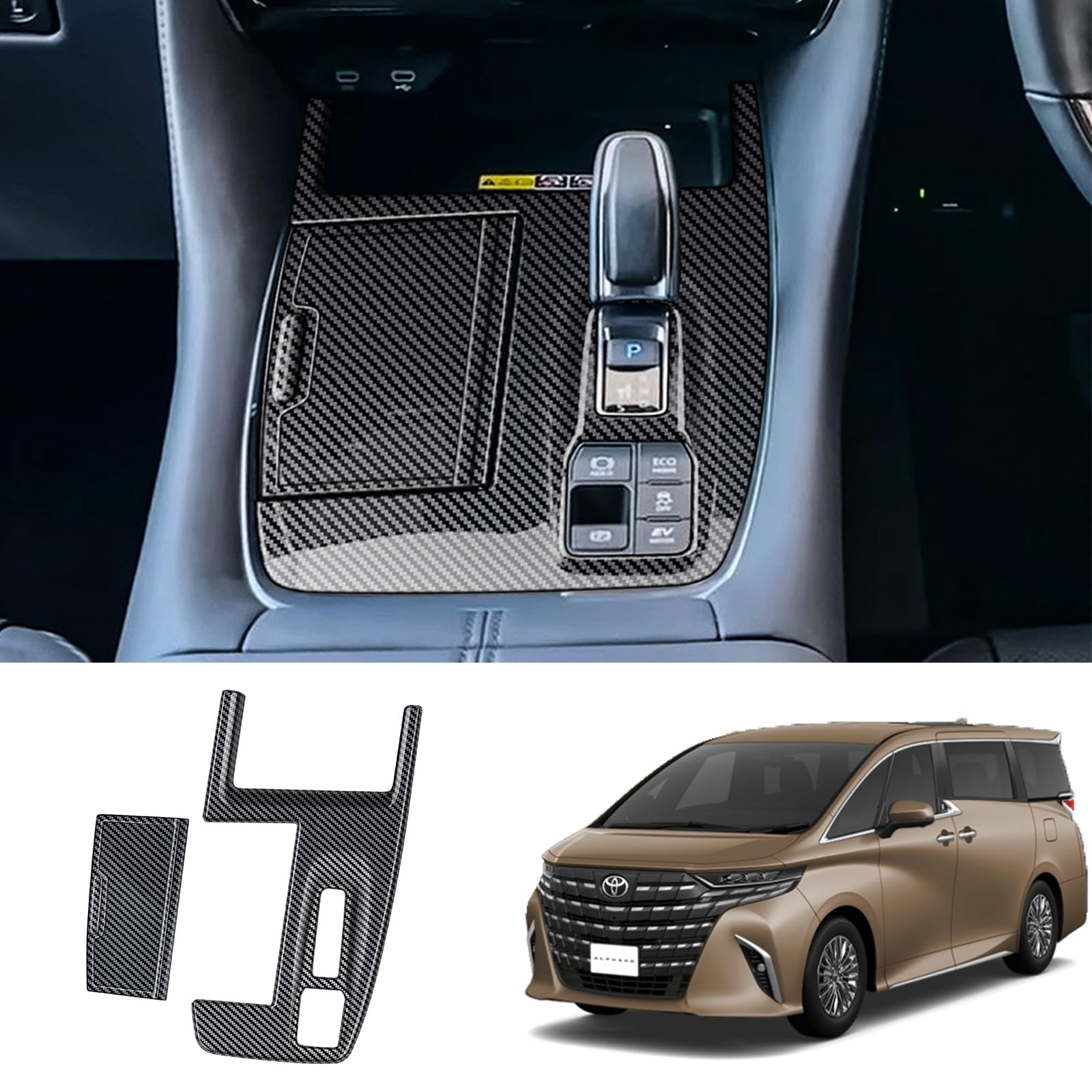 樂天商城 - トヨタ アルファード 40系 Executive Lounge ヴェルファイア シフトインテリアパネル ALPHARD/VELLFIRE 2023年 新型 ドレスアップ 保護