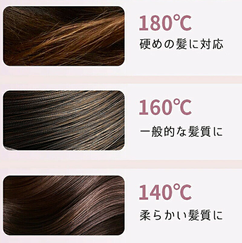 ポータブル コードレス ヘアアイロン コーム ストレートアイロン ミニ アイロン コ...