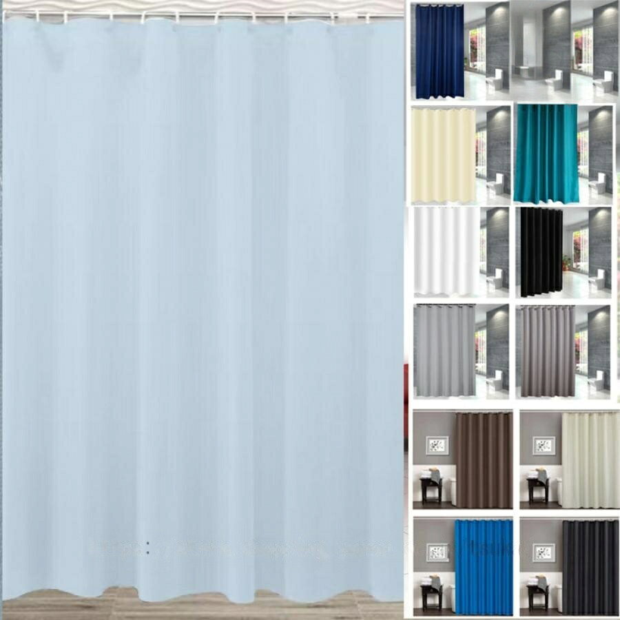 Shower Curtains - 【楽天スーパーセール】シャワーカーテン 200cm丈 厚手 目隠し 高級 北欧 100*200 150*190 150*180 抗菌 冷暖房 おしゃれ 無地 浴室窓 シャワールーム 家庭用 浴室カーテン